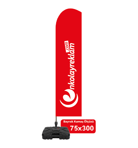 Yerken Bayrak 75x300